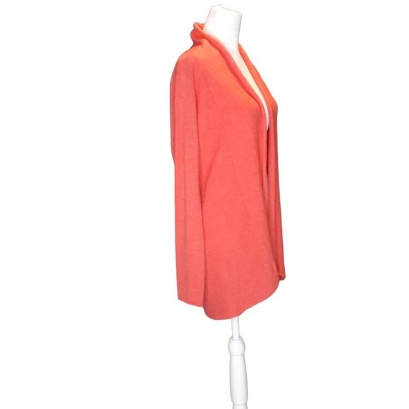 Sara Campbell cashmere, open cardigan sweater. Size Xs. A Shade Of Orange - Picture 2 of 7